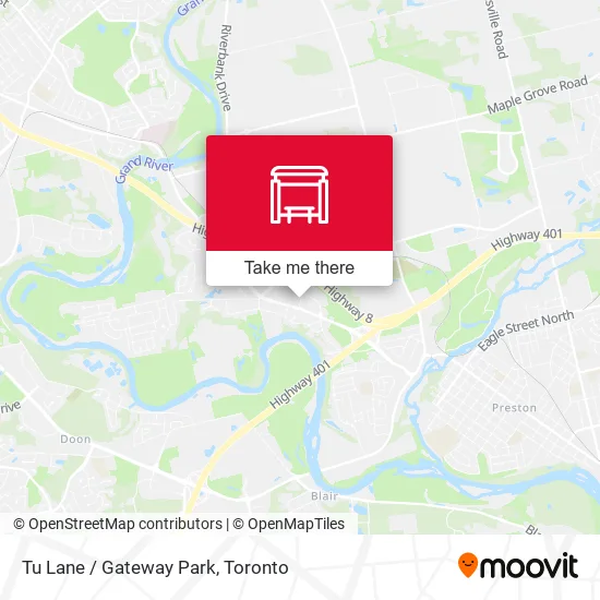 Tu Lane / Gateway Park map