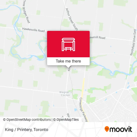 King / Printery map