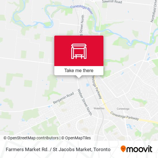 Farmers Market Rd. / St Jacobs Market map