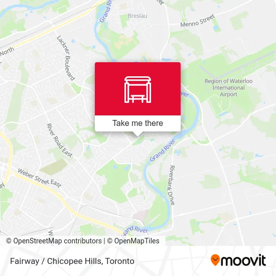 Fairway / Chicopee Hills map