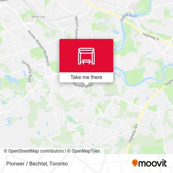 Pioneer / Bechtel map