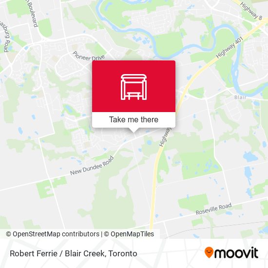 Robert Ferrie / Blair Creek map
