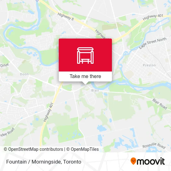 Fountain / Morningside map