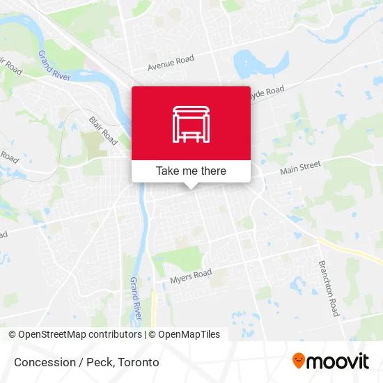 Concession / Peck map