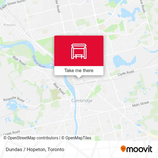 Dundas / Hopeton map