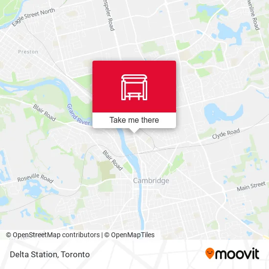 Delta Station map