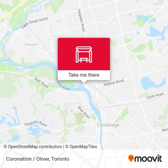 Coronation / Oliver map