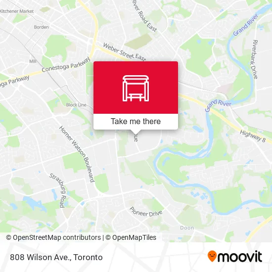 808 Wilson Ave. map