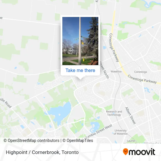 Highpoint / Cornerbrook map