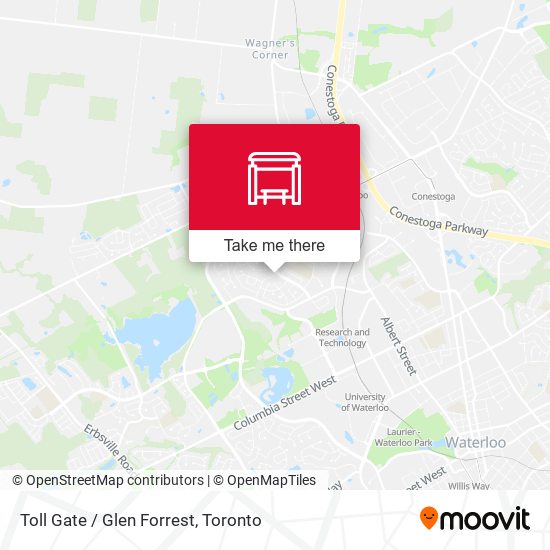 Toll Gate / Glen Forrest map