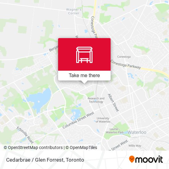 Cedarbrae / Glen Forrest map