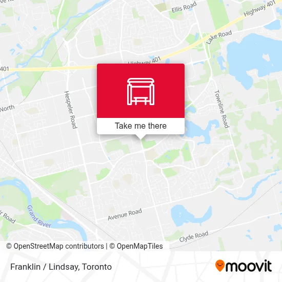 Franklin / Lindsay map
