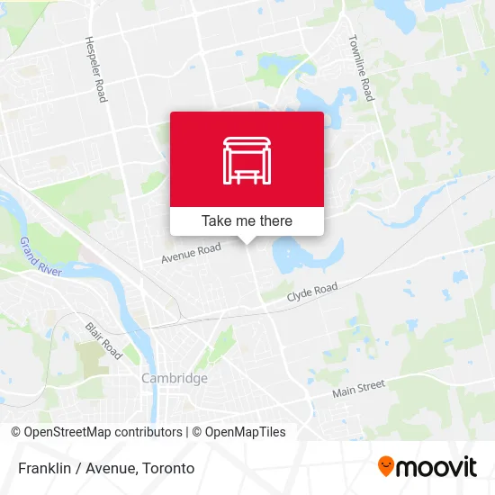 Franklin / Avenue map