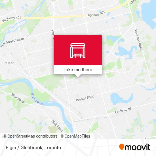 Elgin / Glenbrook map