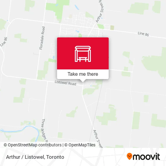 Arthur / Listowel map
