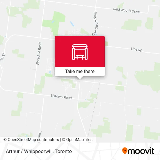 Arthur / Whippoorwill map