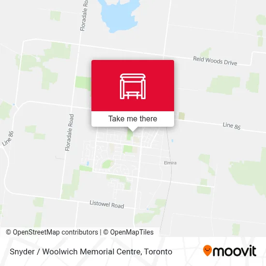 Snyder / Woolwich Memorial Centre map