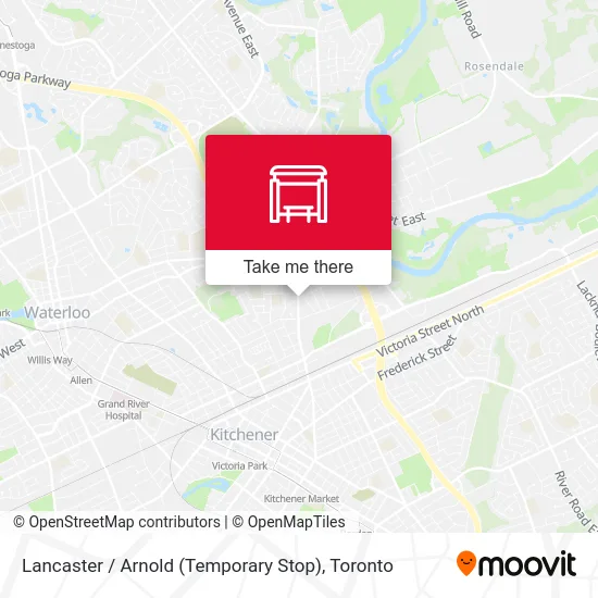 Lancaster / Arnold (Temporary Stop) map