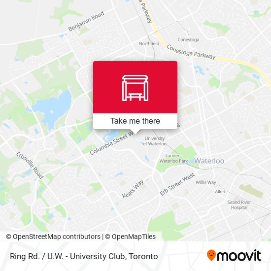 Ring Rd. / U.W. - University Club map