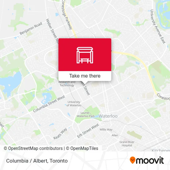 Columbia / Albert map