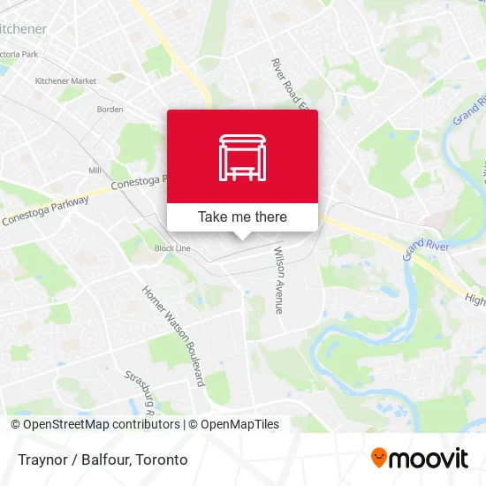 Traynor / Balfour map