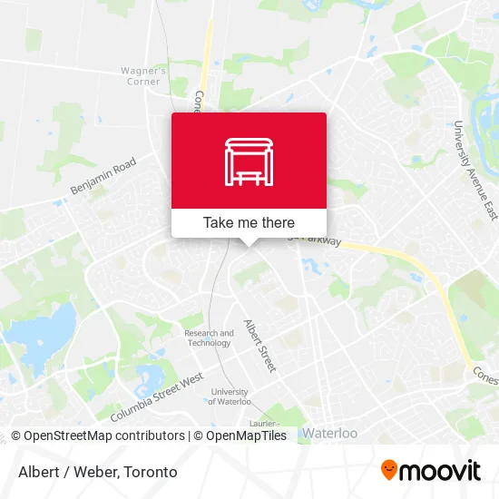 Albert / Weber map