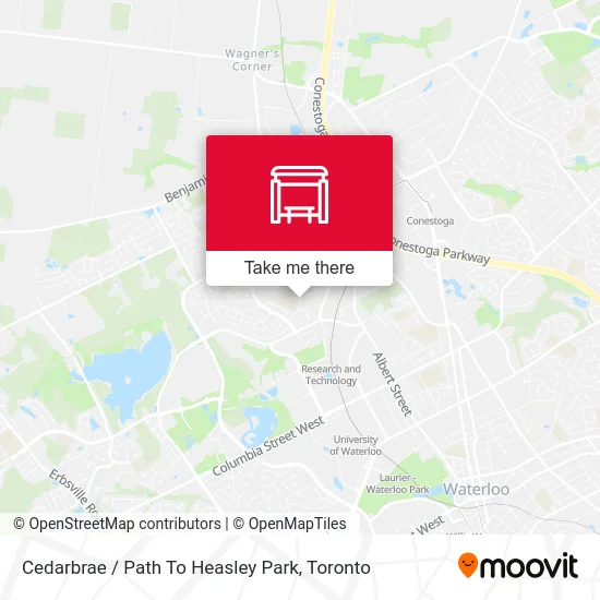 Cedarbrae / Path To Heasley Park map