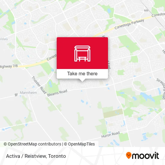 Activa / Reistview map