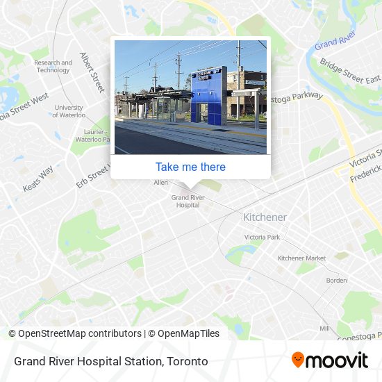 Grand River Hospital Station map