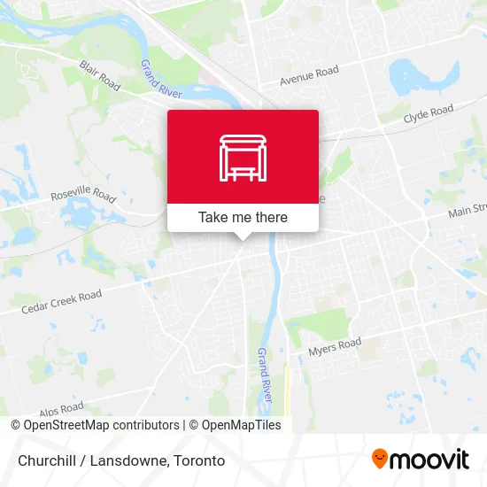 Churchill / Lansdowne map