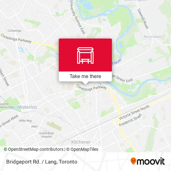 Bridgeport Rd. / Lang map
