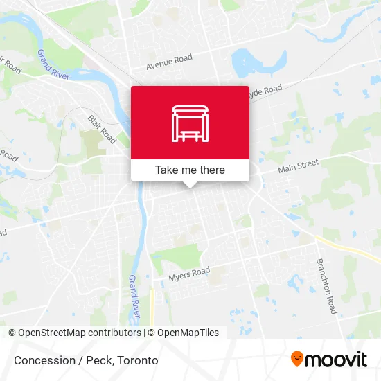 Concession / Peck map