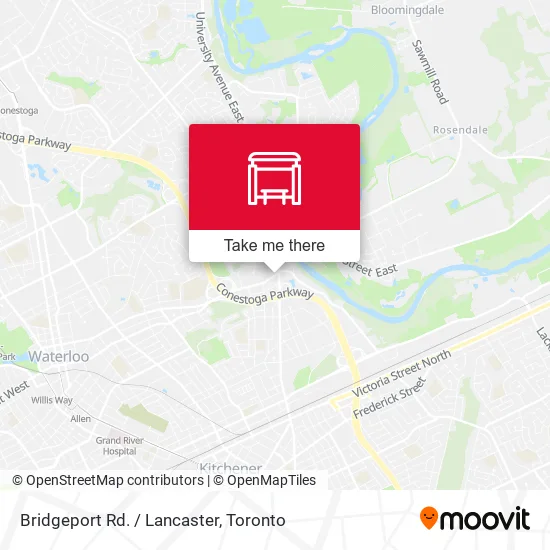 Bridgeport Rd. / Lancaster map