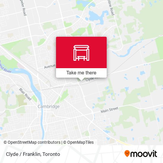 Clyde / Franklin map