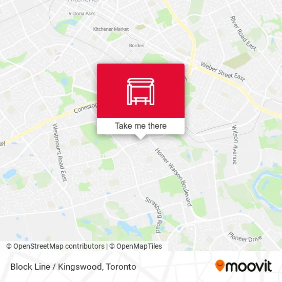 Block Line / Kingswood map