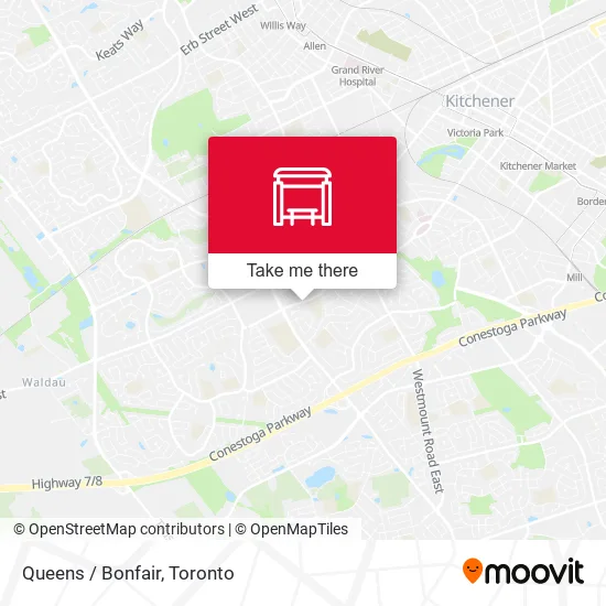 Queens / Bonfair map