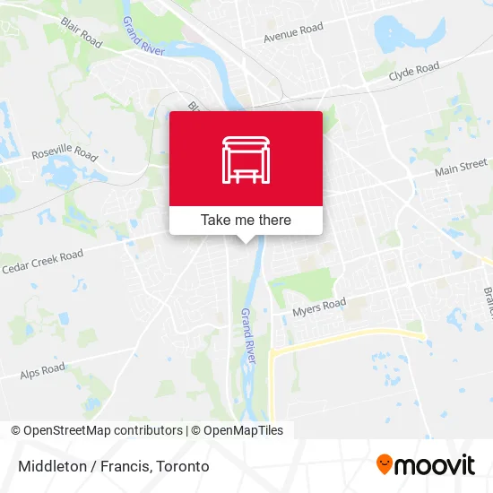 Middleton / Francis map