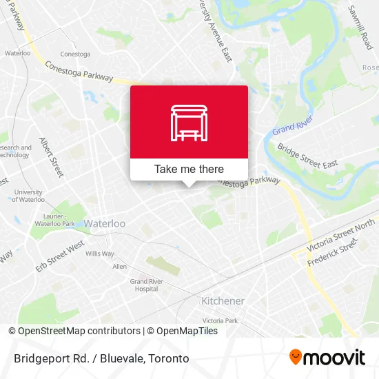 Bridgeport Rd. / Bluevale map
