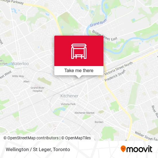 Wellington / St Leger map