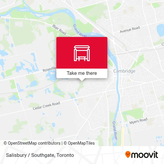 Salisbury / Southgate map