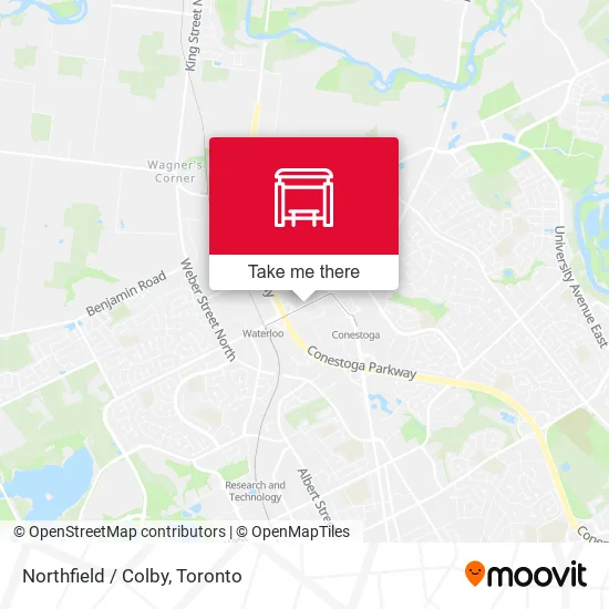 Northfield / Colby map