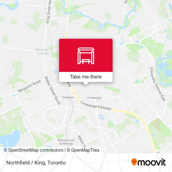 Northfield / King map