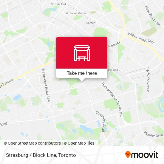 Strasburg / Block Line map