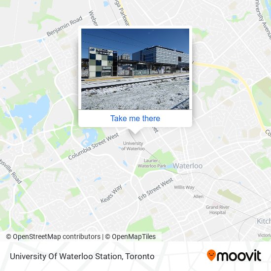 University Of Waterloo Station plan