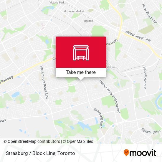 Strasburg / Block Line map