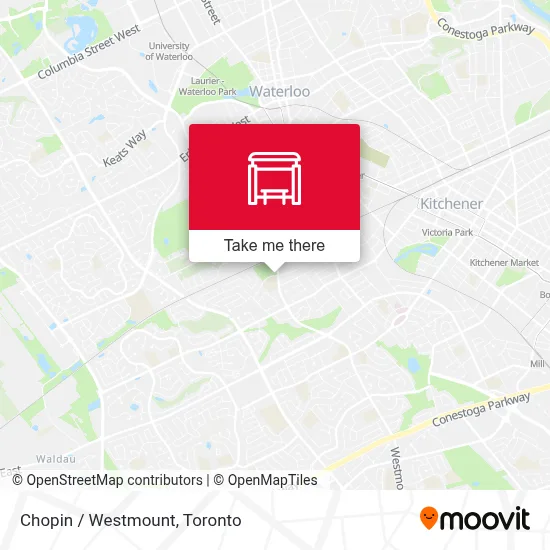 Chopin / Westmount map