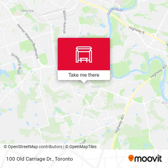 100 Old Carriage Dr. map