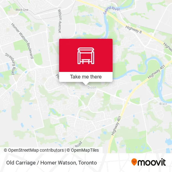 Old Carriage / Homer Watson map