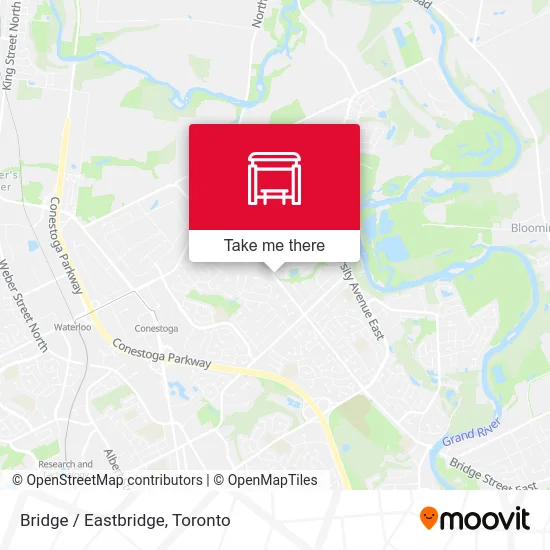 Bridge / Eastbridge map