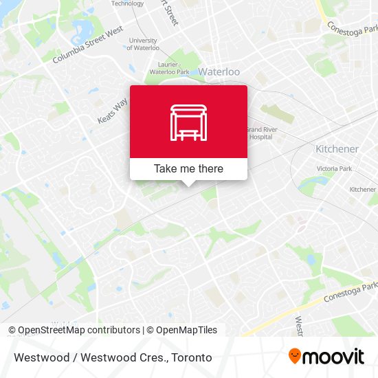 Westwood / Westwood Cres. map